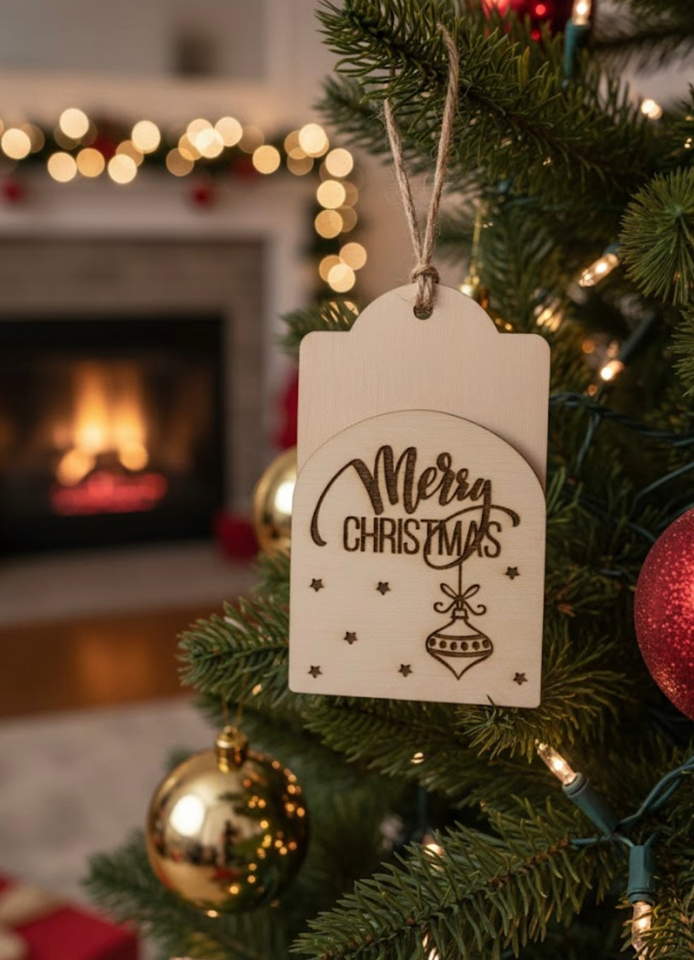 Merry Christmas gift card