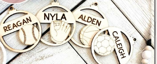 Personalized Sport Ornament